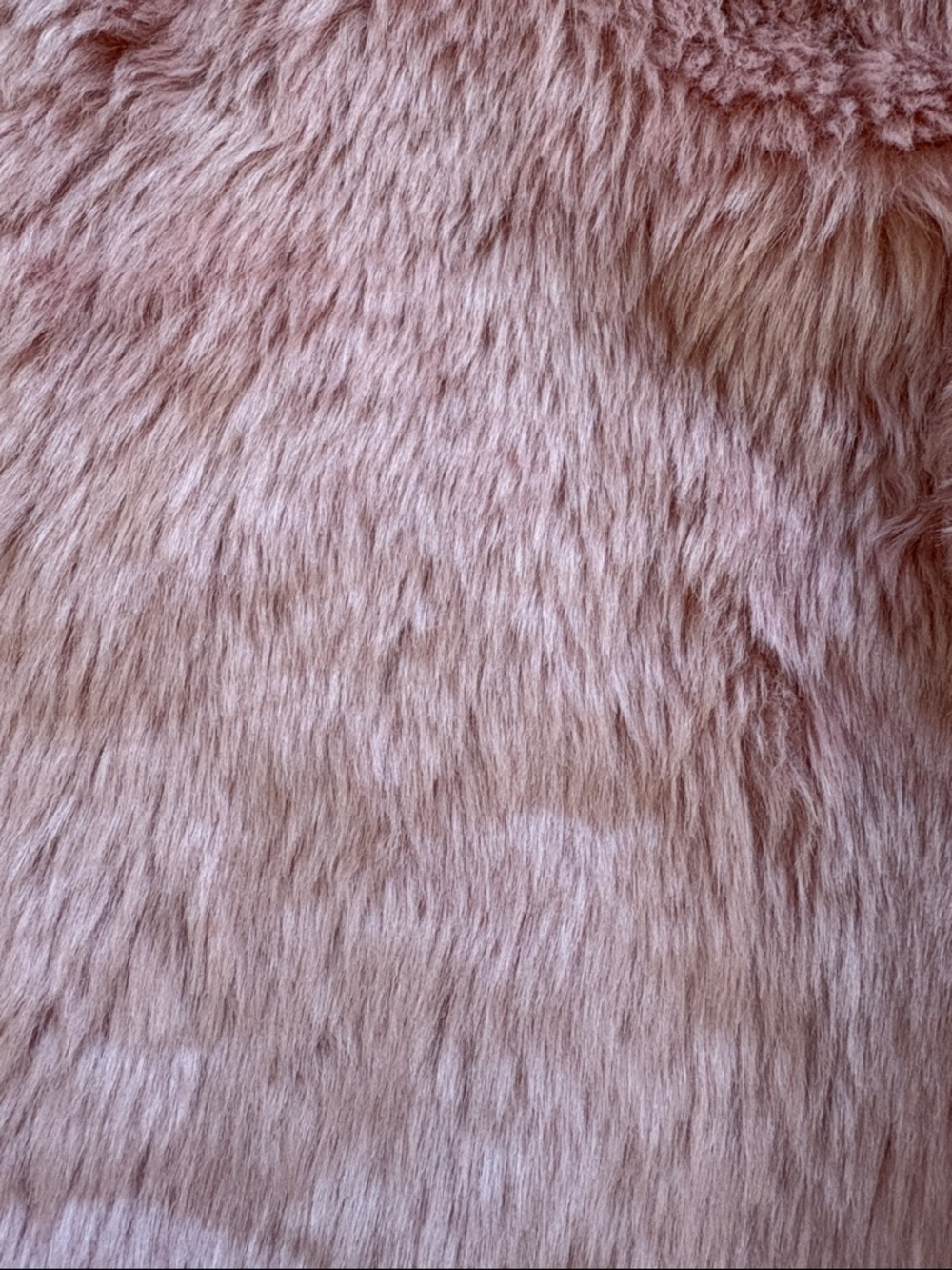 New! Eilly Bazar Cropped Rose Pink Faux Fur Teddy Jacket Size S - Picture 6 of 11